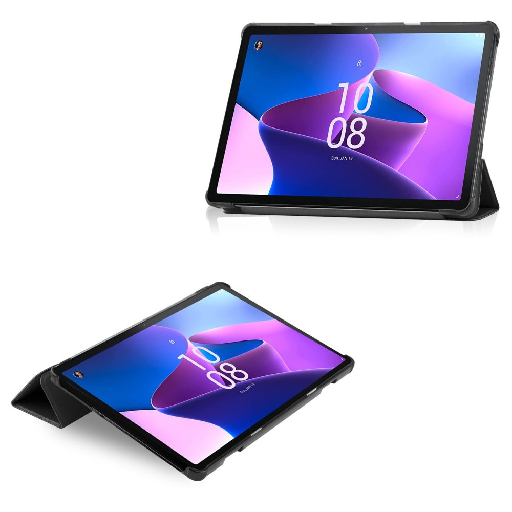 COUVERTURE / ÉTUI POUR LENOVO TAB M10 10.1 3E GÉNÉRATION TB328 TECH-PROTECT SMARTCASE NOIR