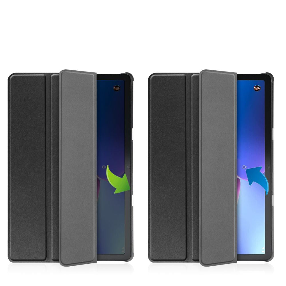 COUVERTURE / ÉTUI POUR LENOVO TAB M10 10.1 3E GÉNÉRATION TB328 TECH-PROTECT SMARTCASE NOIR
