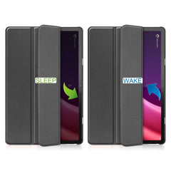 COUVERTURE / ÉTUI POUR LENOVO TAB P11 11,5 2ÈME GÉNÉRATION TB-350 TECH-PROTECT SMARTCASE NOIR