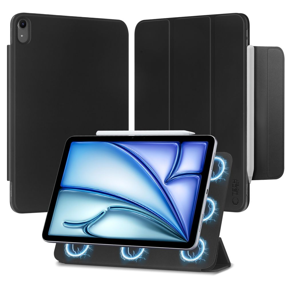 TECH-PROTECT SMARTCASE MAGNETIQUE IPAD AIR 10.9 4 / 5 / 2020-2022 / 11 6 / 2024 NOIR