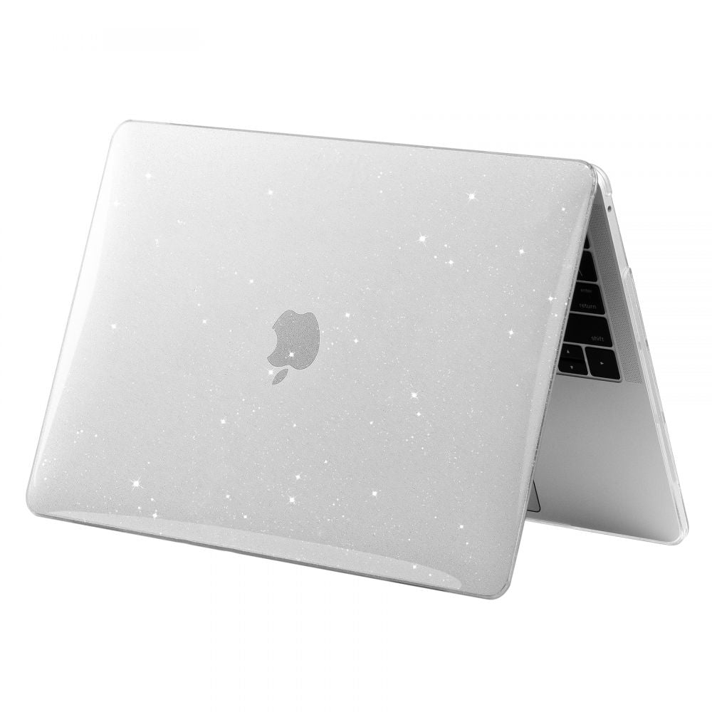 COQUE POUR MACBOOK AIR 13" 2018 - 2020 TECH-PROTECT SMARTSHELL GLITTER TRANSPARENT
