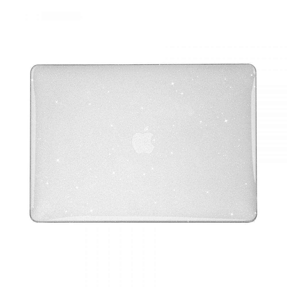 COQUE POUR MACBOOK AIR 13" 2018 - 2020 TECH-PROTECT SMARTSHELL GLITTER TRANSPARENT