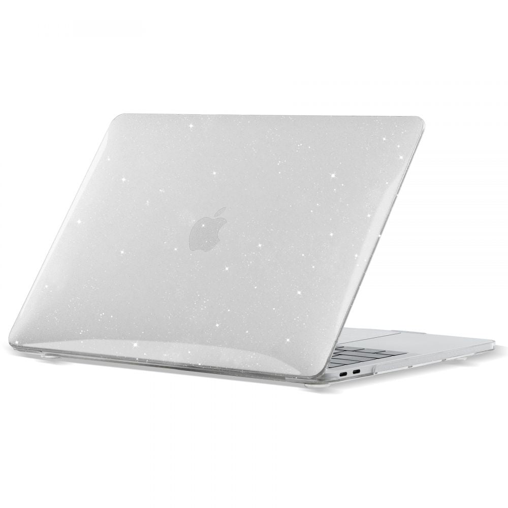 COQUE POUR MACBOOK AIR 13" 2018 - 2020 TECH-PROTECT SMARTSHELL GLITTER TRANSPARENT
