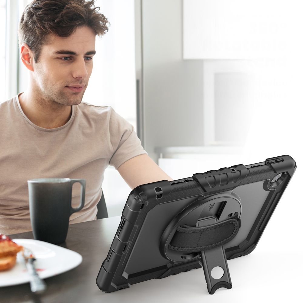 COUVERTURE TECH-PROTECT SOLIDE LENOVO TAB 10.1 TB-311 NOIR