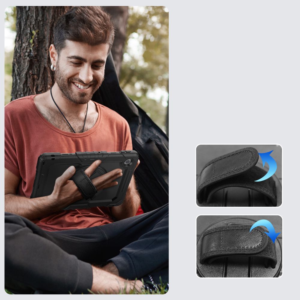 COUVERTURE TECH-PROTECT SOLIDE LENOVO TAB 10.1 TB-311 NOIR