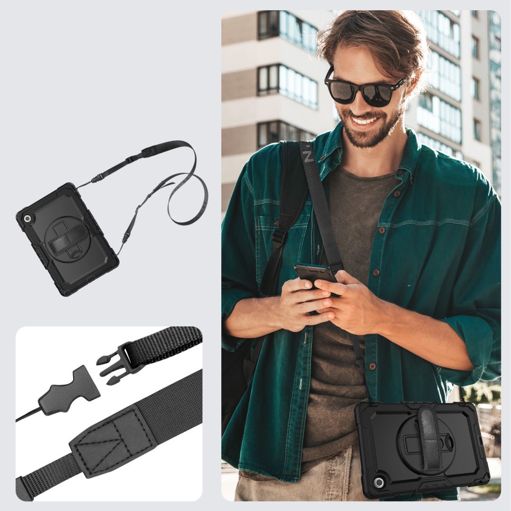 COUVERTURE TECH-PROTECT SOLIDE LENOVO TAB 10.1 TB-311 NOIR