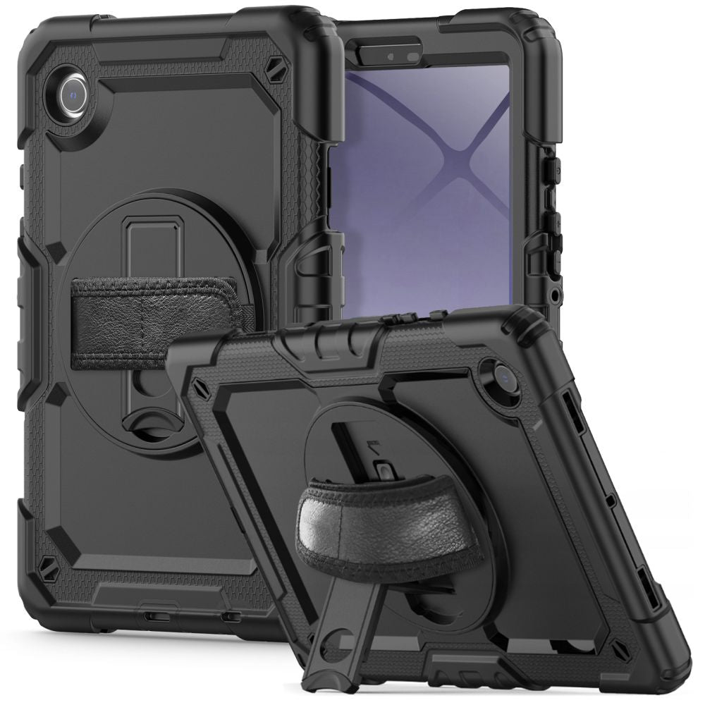 COUVERTURE / ÉTUI POUR SAMSUNG GALAXY TAB A9 8.7 X110 / X115 TECH-PROTECT SOLID360 NOIR