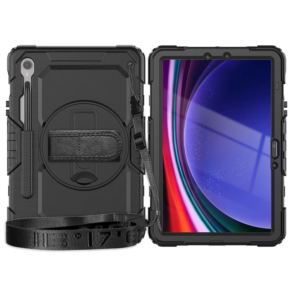 COUVERTURE / ÉTUI POUR SAMSUNG GALAXY TAB S9 FE / S10 FE 10.9 X510 / X516B / X520 / X526 TECH-PROTECT SOLID360 NOIR