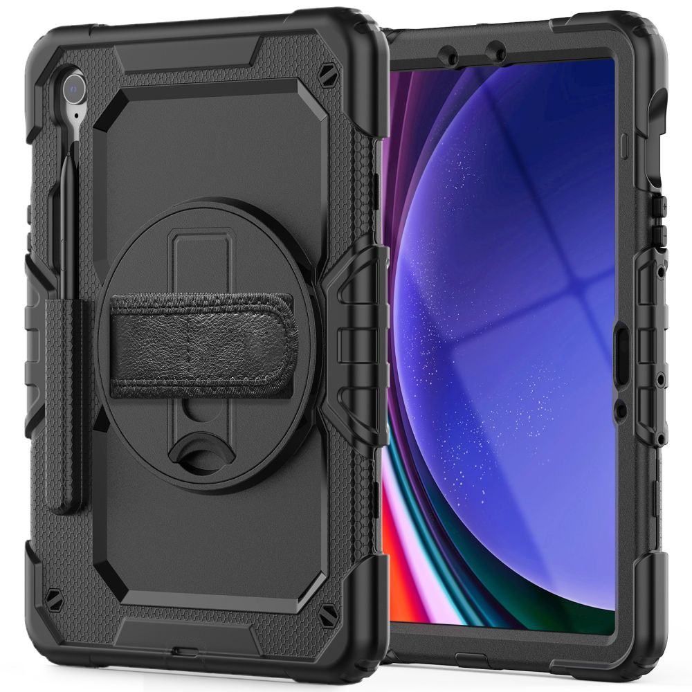 COUVERTURE / ÉTUI POUR SAMSUNG GALAXY TAB S9 FE / S10 FE 10.9 X510 / X516B / X520 / X526 TECH-PROTECT SOLID360 NOIR