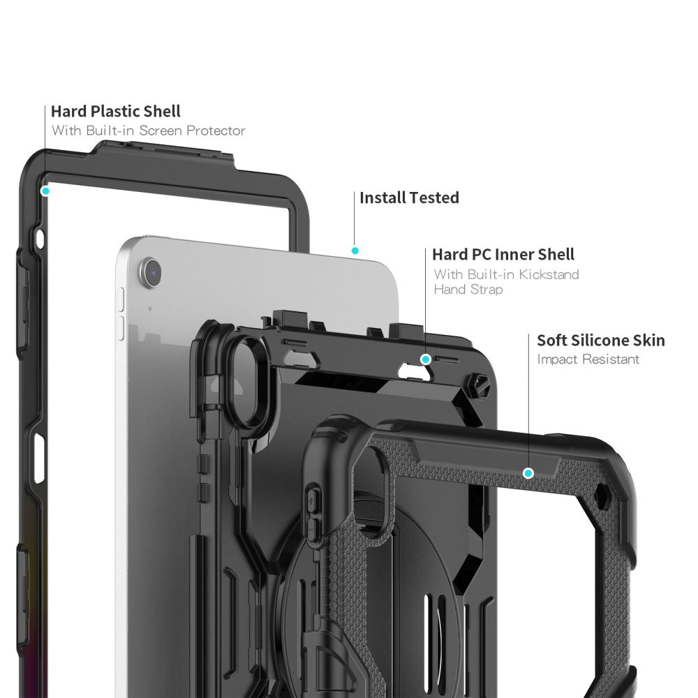 COUVERTURE / ÉTUI POUR IPAD 10,9” 10 / 2022 / 11” 11 / 2025 TECH-PROTECT SOLID360 NOIR