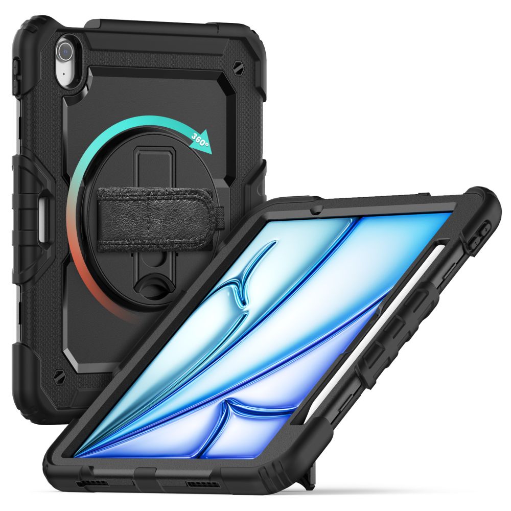 COQUE TECH-PROTECT SOLID360 IPAD AIR 11 6 / 2024 NOIR