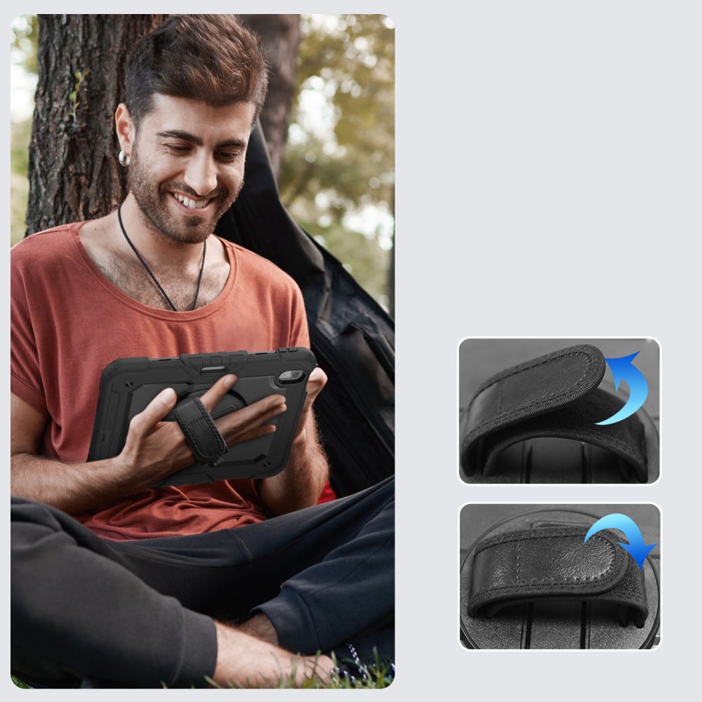 COQUE TECH-PROTECT SOLID360 IPAD AIR 11 6 / 2024 NOIR