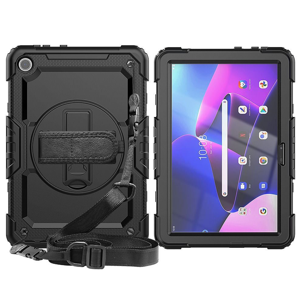 COUVERTURE / ÉTUI POUR LENOVO TAB M10 10.1 3E GÉNÉRATION TB328 TECH-PROTECT SOLID360 NOIR