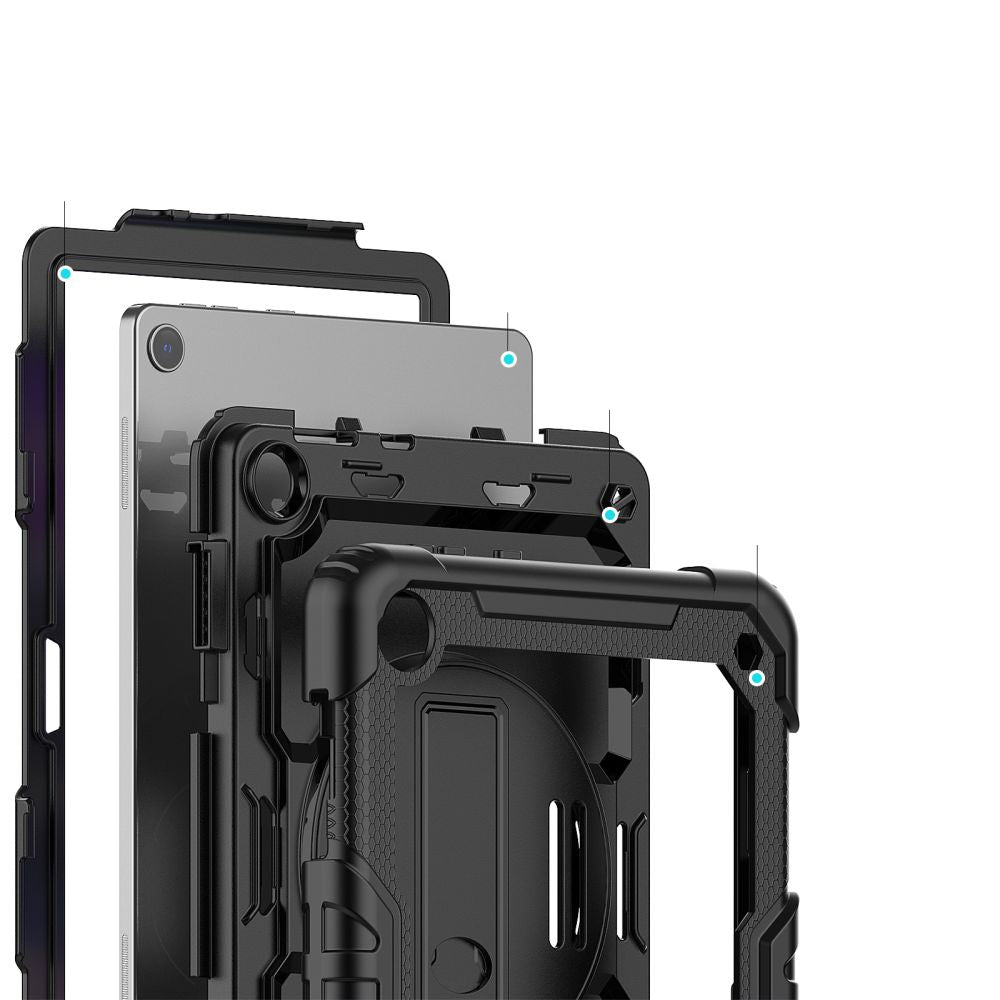 COUVERTURE / ÉTUI POUR LENOVO TAB M10 10.1 3E GÉNÉRATION TB328 TECH-PROTECT SOLID360 NOIR