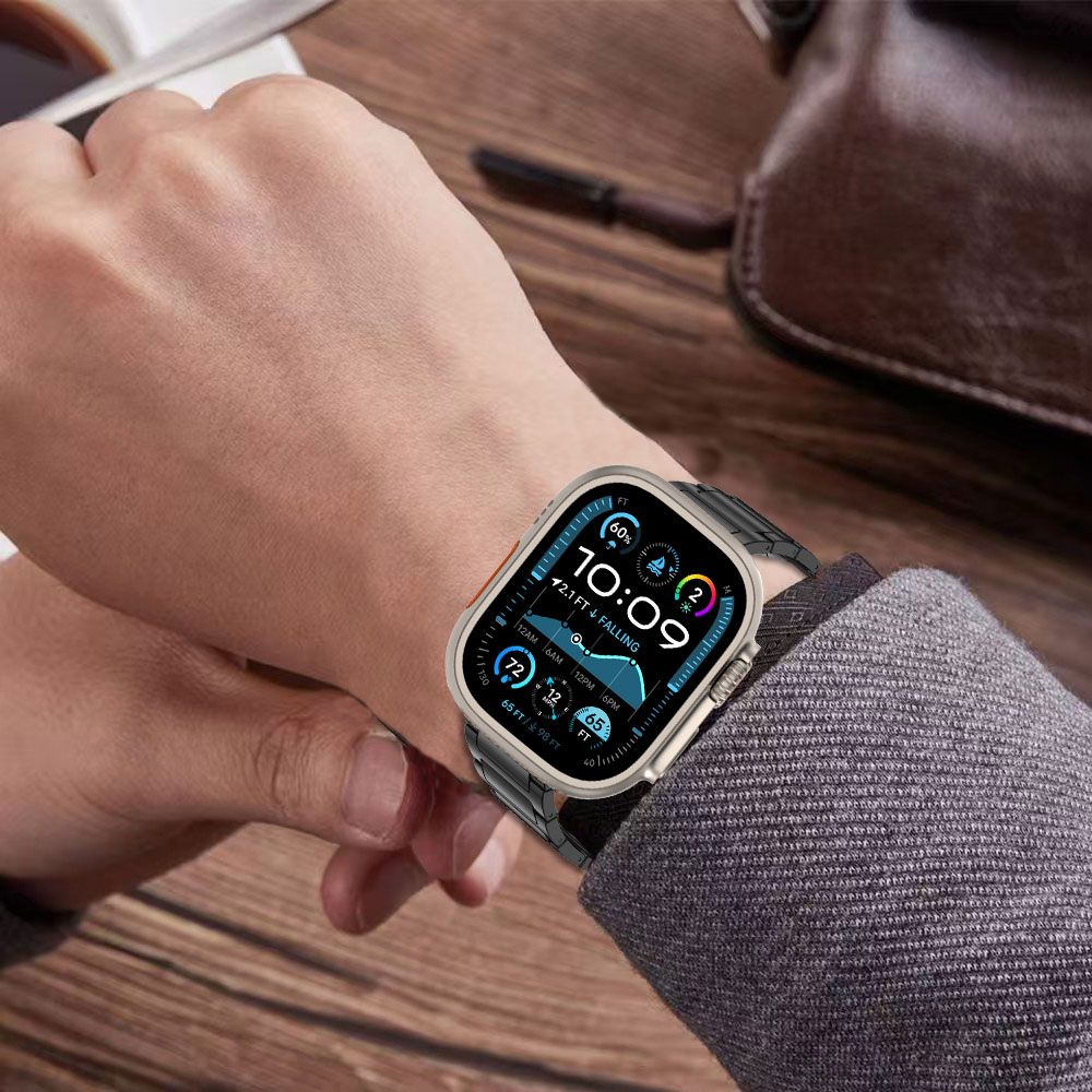 TECH-PROTECT INOX CLASSIC APPLE WATCH 6 / 7 / 8 / 9 / 10 / SE / ULTRA 1 / 2 (44 / 45 / 46 / 49 MM) NOIR