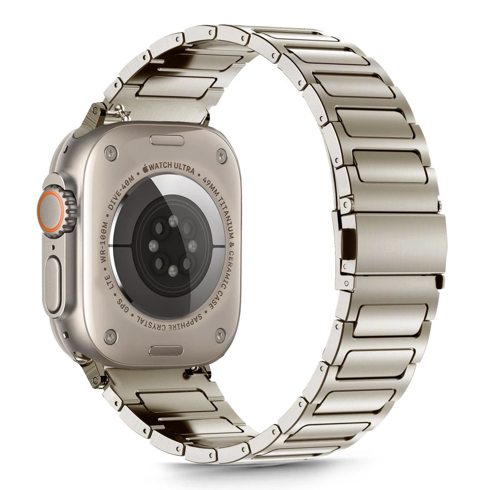 TECH-PROTECT INOX CLASSIC APPLE WATCH 6 / 7 / 8 / 9 / 10 / SE / ULTRA 1 / 2 (44 / 45 / 46 / 49 MM) TITANE