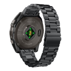 BRACELET TECH-PROTECT EN ACIER GARMIN FENIX 5X / 5X PLUS / 6X / 6X PRO / 7X / 8 (51 MM) NOIR