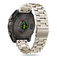 BRACELET TECH-PROTECT EN ACIER GARMIN FENIX 5X / 5X PLUS / 6X / 6X PRO / 7X / 8 (51 MM) TITANE