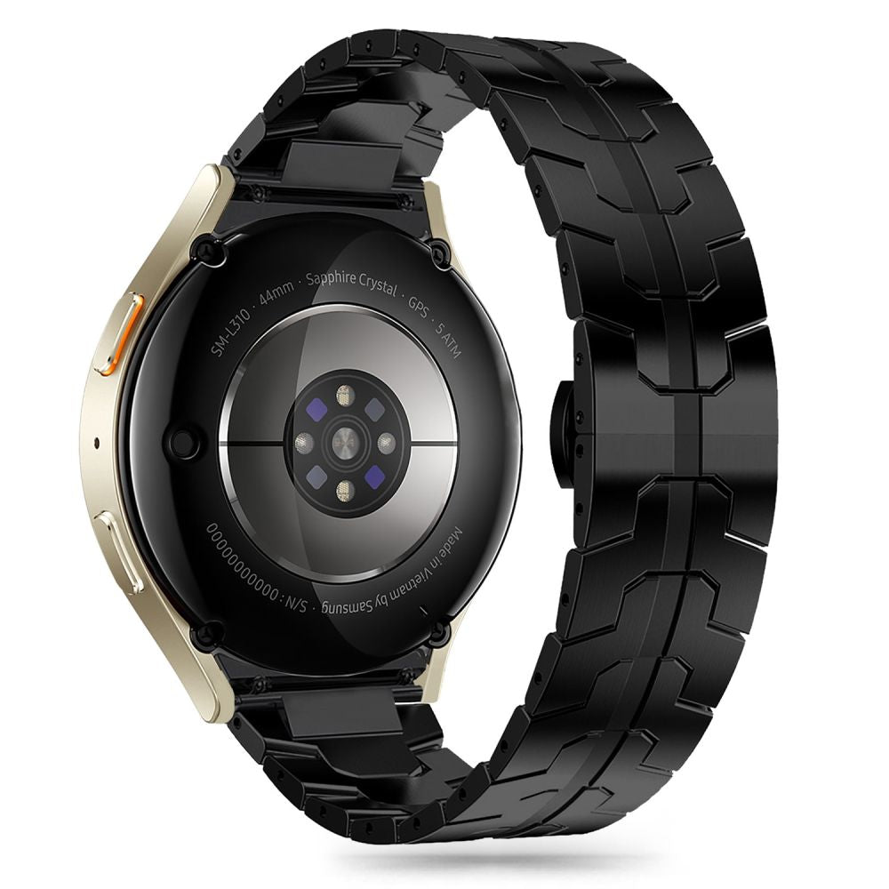 TECH-PROTECT LIGNE EN ACIER INOXYDABLE SAMSUNG GALAXY WATCH 4 / 5 / 5 PRO / 6 / 7 / FE NOIR