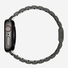 BRACELET TECH-PROTECT STEELBAND APPLE WATCH 6 / 7 / 8 / 9 / 10 / SE / ULTRA 1 / 2 (44 / 45 / 46 / 49 MM) NOIR