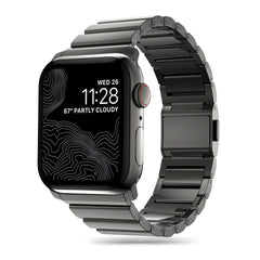 BRACELET TECH-PROTECT STEELBAND APPLE WATCH 6 / 7 / 8 / 9 / 10 / SE / ULTRA 1 / 2 (44 / 45 / 46 / 49 MM) NOIR