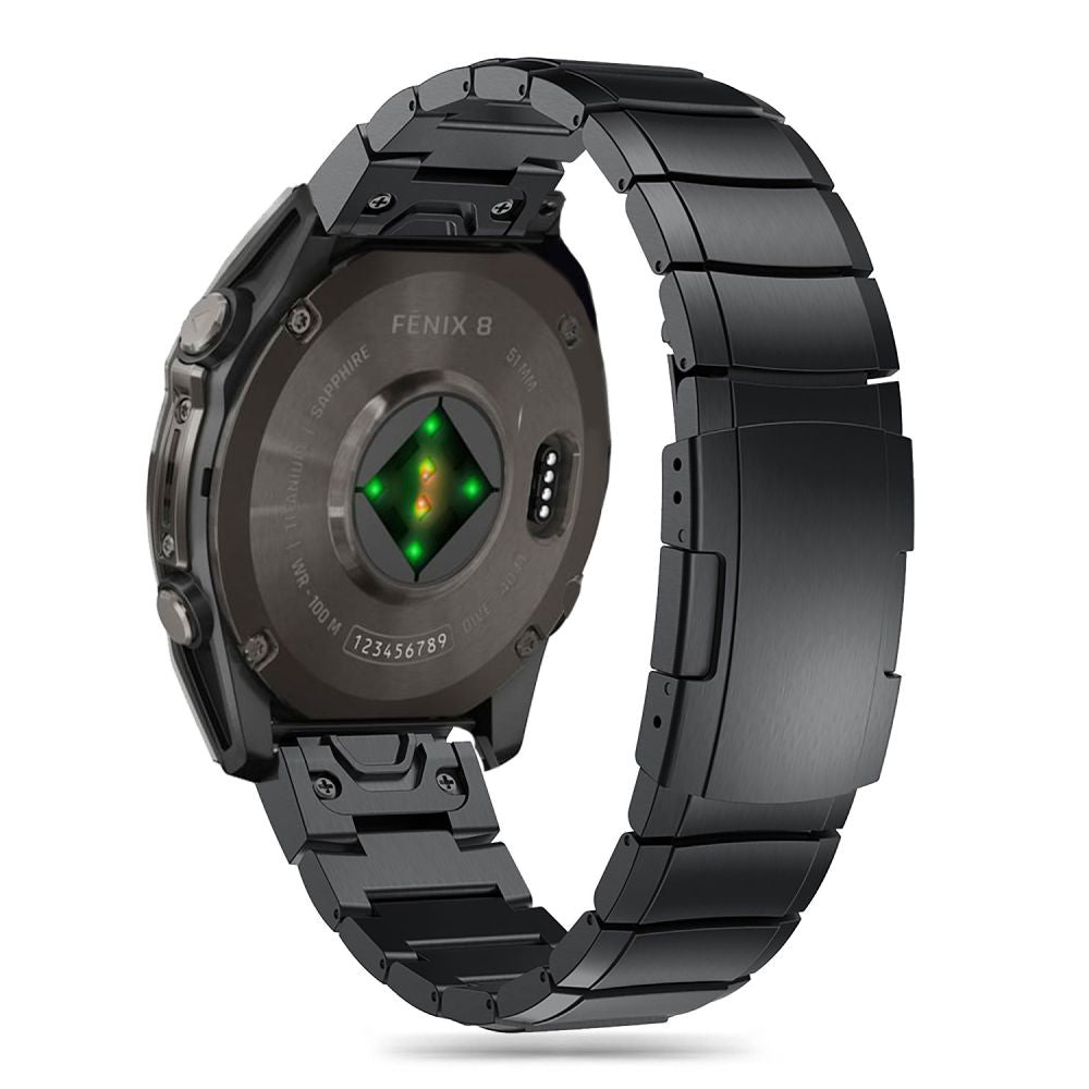 BRACELET TECH-PROTECT STEELBAND GARMIN FENIX 5 / 6 / 6 PRO / 7 / 8 (47 MM) / E NOIR