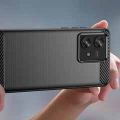COQUE TECH-PROTECT TPUCARBON MOTOROLA EDGE 40 NEO NOIR