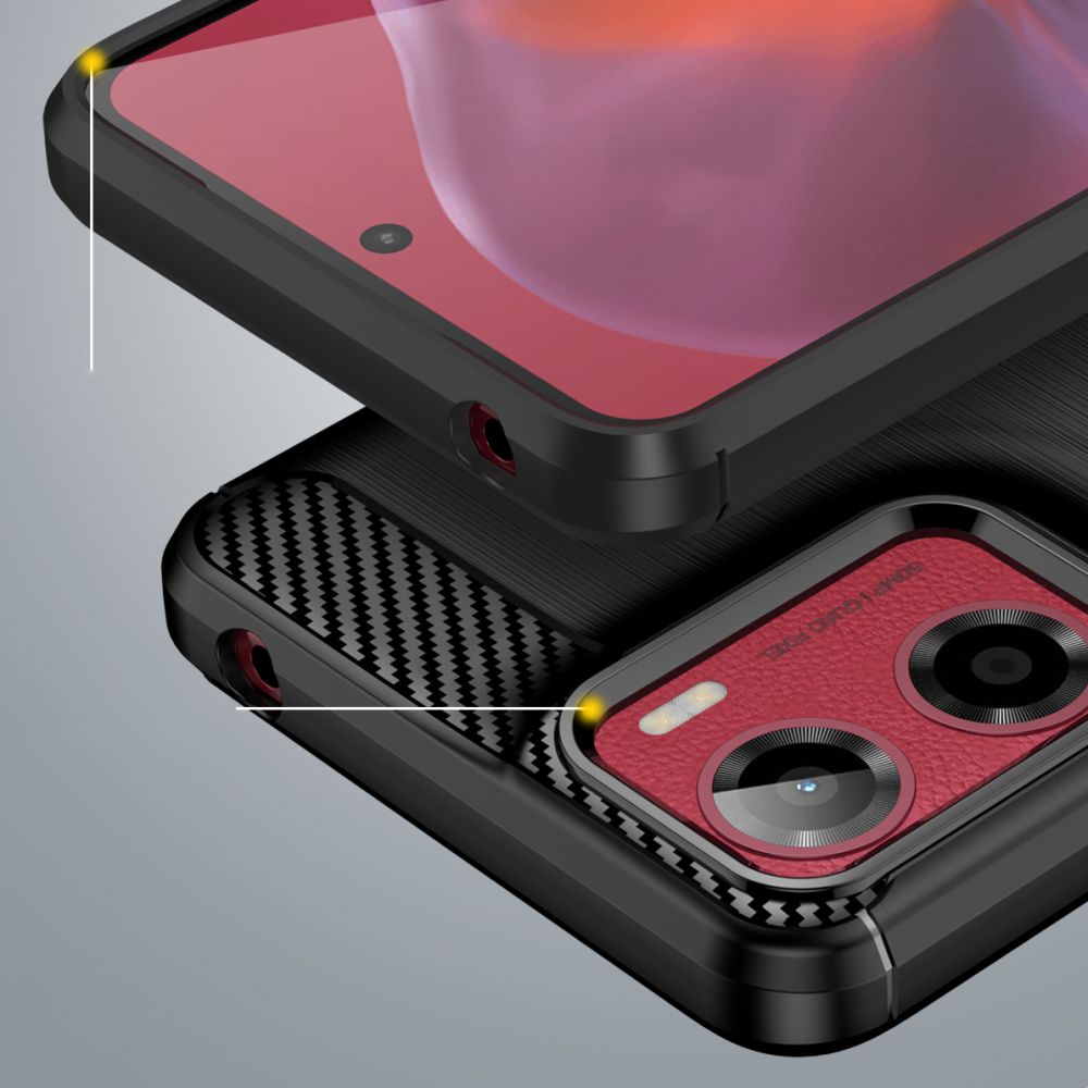 COUVERTURE TECH-PROTECT TPUCARBON MOTOROLA MOTO G05 / E15 NOIR