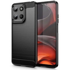 COQUE TECH-PROTECT TPUCARBON MOTOROLA MOTO G15 / G15 POWER NOIRE