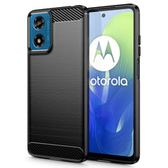 COQUE TECH-PROTECT TPUCARBON MOTOROLA MOTO G24 / G24 POWER / G04 NOIR