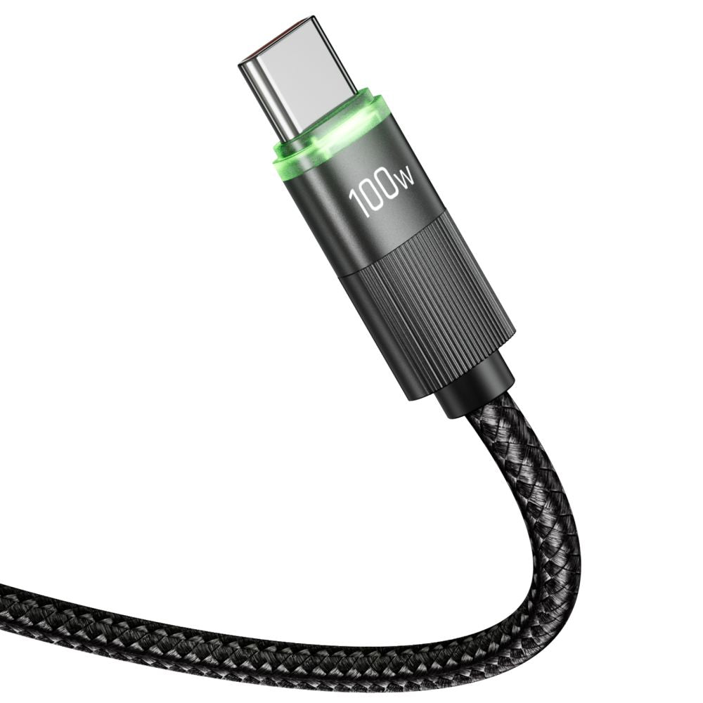 CÂBLE TECH-PROTECT UB20T ULTRABOOST TYPE-C PD100W/5A 180CM NOIR