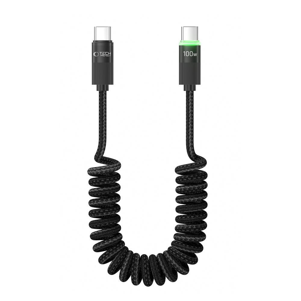 CÂBLE TECH-PROTECT UB20T ULTRABOOST TYPE-C PD100W/5A 180CM NOIR
