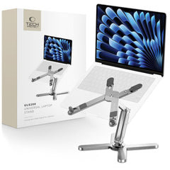 STAND UNIVERSAL POUR ORDINATEUR PORTABLE TECH-PROTECT ULS200 ARGENT