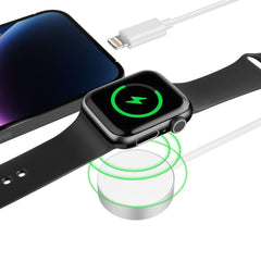 CHARGEUR POUR APPLE WATCH TECH-PROTECT ULTRABOOST 2EN1 CÂBLE DE CHARGEMENT MAGNÉTIQUE & LIGHTNING 150CM BLANC