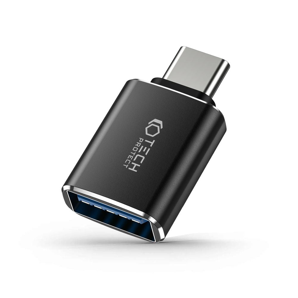 ADAPTATEUR TECH-PROTECT ULTRABOOST ADAPTATEUR TYPE-C À USB OTG NOIR