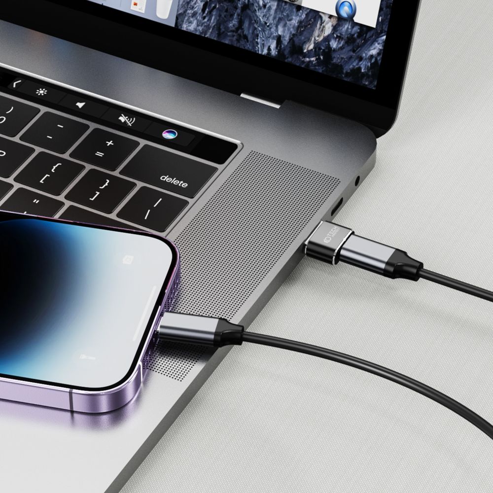 ADAPTATEUR TECH-PROTECT ULTRABOOST ADAPTATEUR USB VERS TYPE-C NOIR