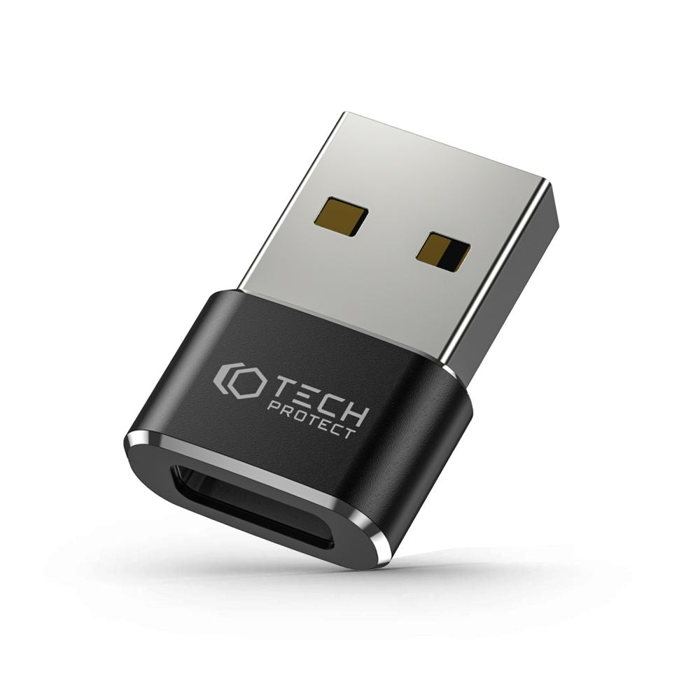 ADAPTATEUR TECH-PROTECT ULTRABOOST ADAPTATEUR USB VERS TYPE-C NOIR