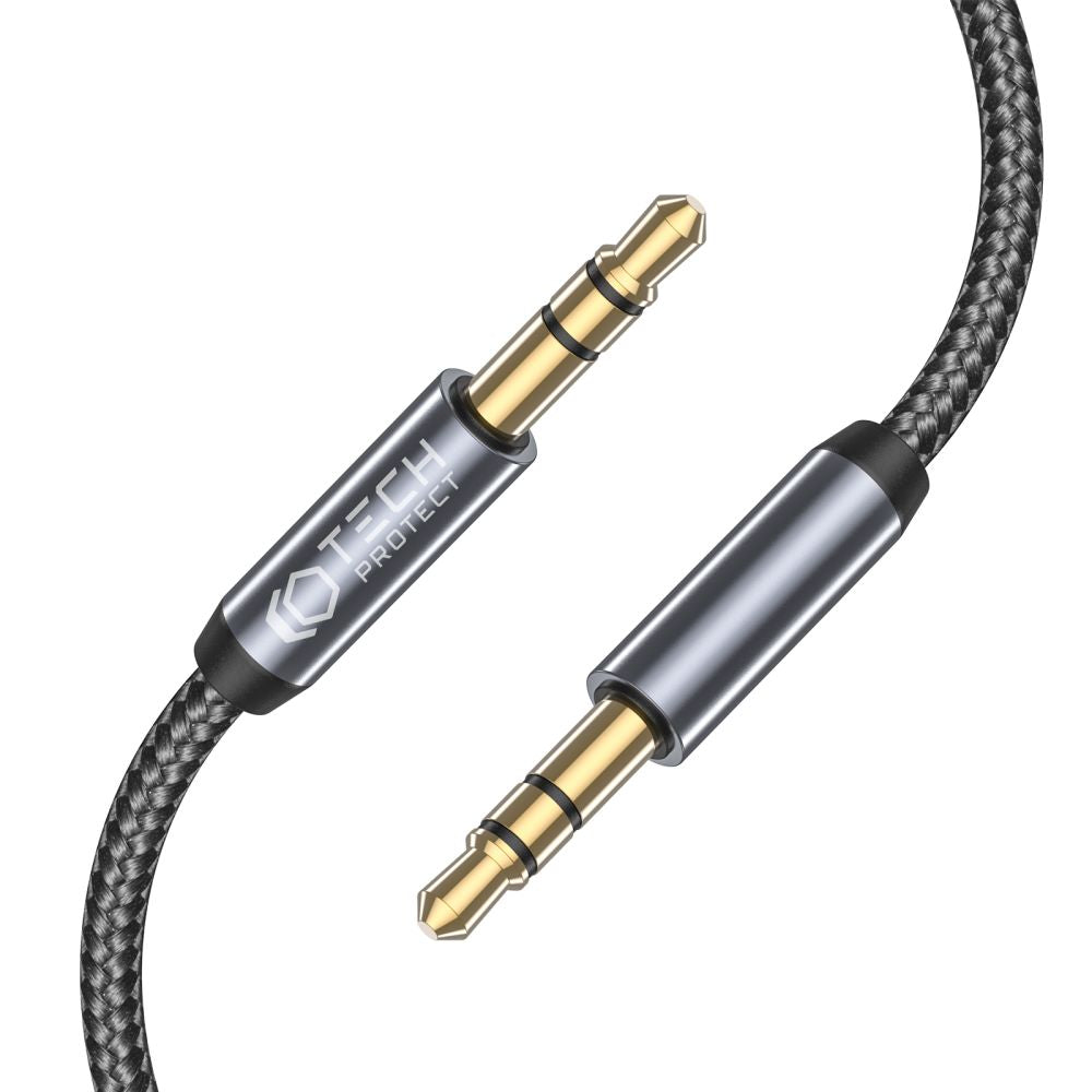CÂBLE TECH-PROTECT ULTRABOOST AUX MINI JACK 3,5MM 150CM NOIR