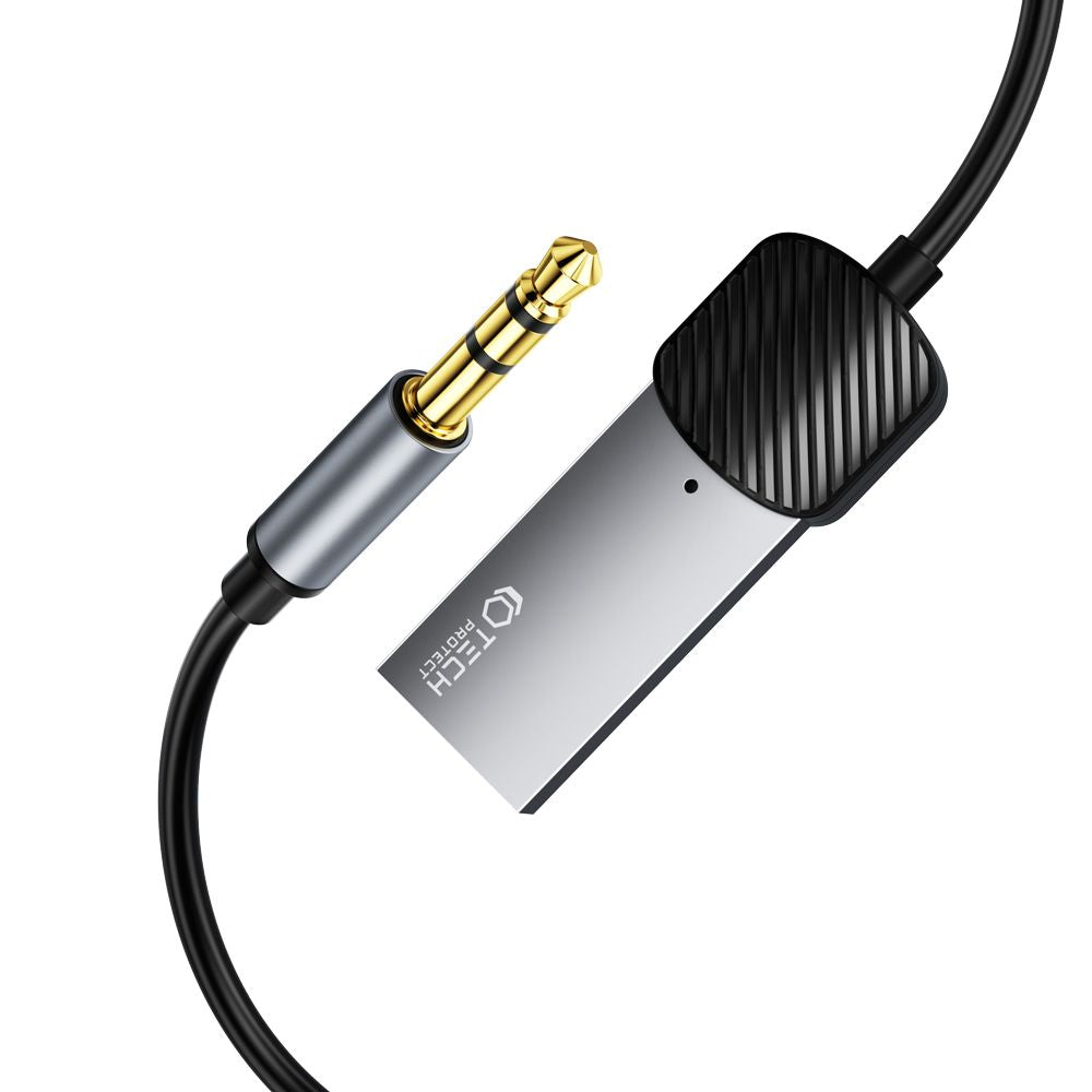 ADAPTATEUR TECH-PROTECT ULTRABOOST BLUETOOTH CÂBLE AUDIO AUX GRIS