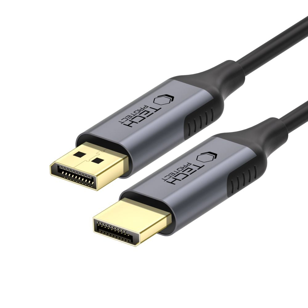 TECH-PROTECT ULTRABOOST CÂBLE DISPLAYPORT À DISPLAYPORT 1.4 4K 60HZ 200CM NOIR