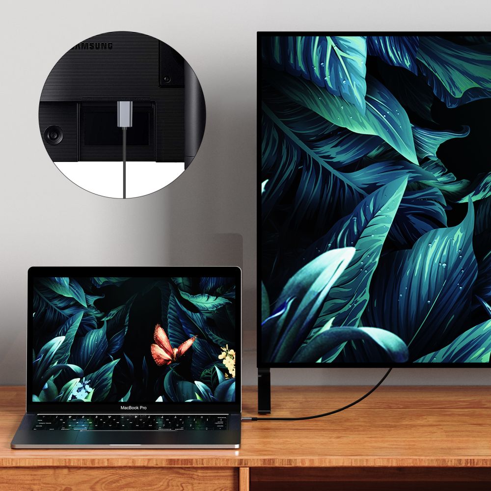 CÂBLE TECH-PROTECT ULTRABOOST TYPE-C À HDMI 4K 60HZ 200CM NOIR