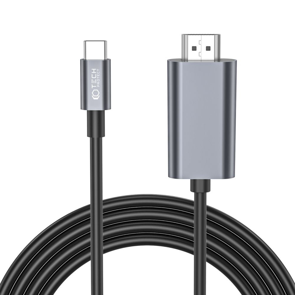 CÂBLE TECH-PROTECT ULTRABOOST TYPE-C À HDMI 4K 60HZ 200CM NOIR