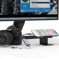 LECTEUR DE CARTES MÉMOIRES TECH-PROTECT ULTRABOOST LECTEUR DE CARTE SD & MICRO SD LIGHTNING & USB GRIS