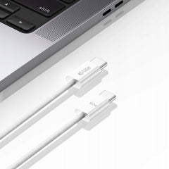 CÂBLE TECH-PROTECT ULTRABOOST CLASSIC TYPE-C CÂBLE PD60W/3A 100CM BLANC