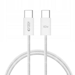 CÂBLE TECH-PROTECT ULTRABOOST CLASSIC TYPE-C CÂBLE PD60W/3A 100CM BLANC