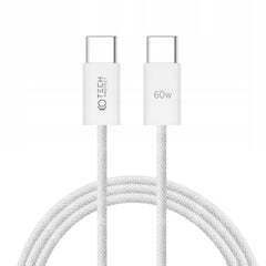 CÂBLE TECH-PROTECT ULTRABOOST CLASSIC TYPE-C CÂBLE PD60W/3A 200CM BLANC