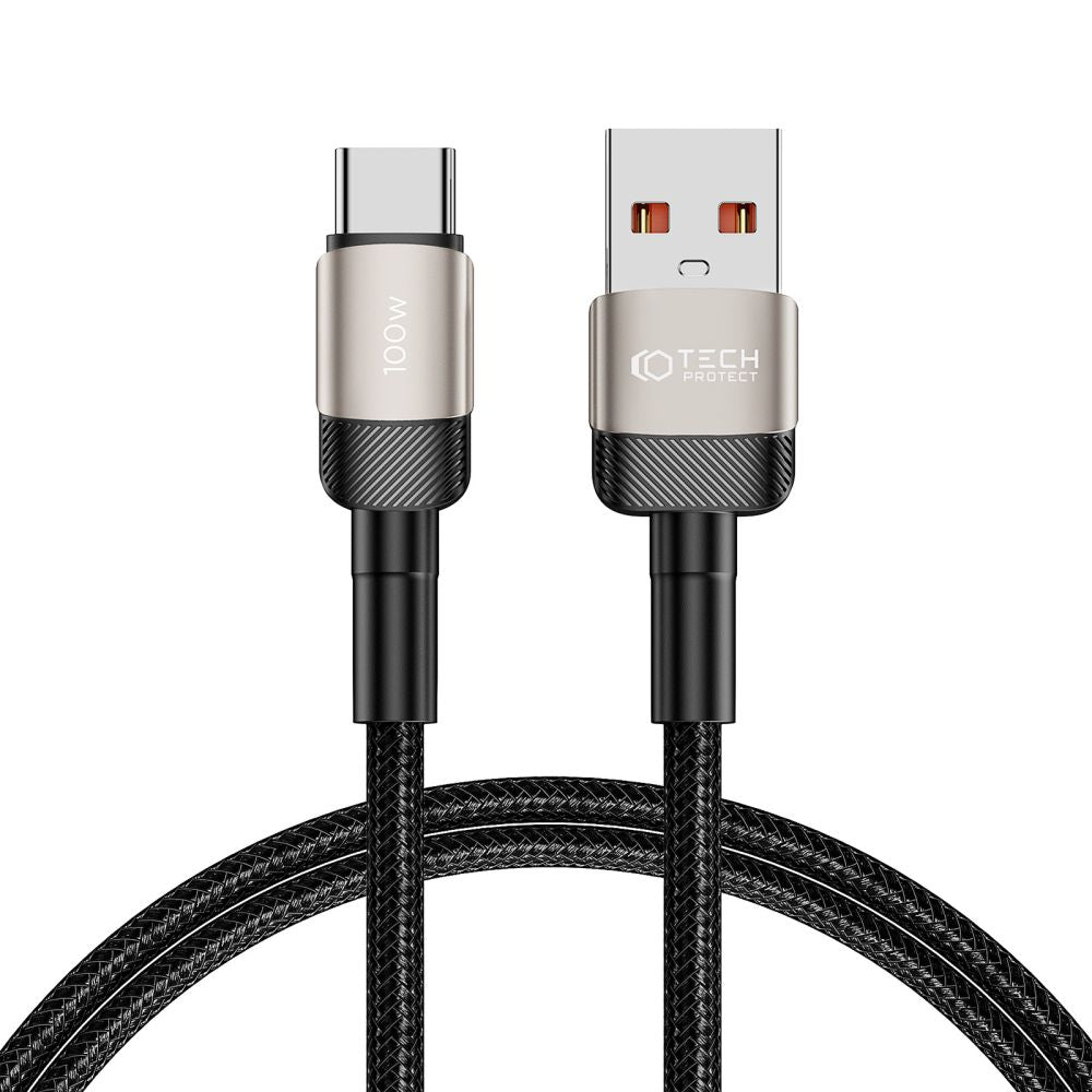 CÂBLE TECH-PROTECT ULTRABOOST EVO TYPE-C 100W/5A 100CM TITANE