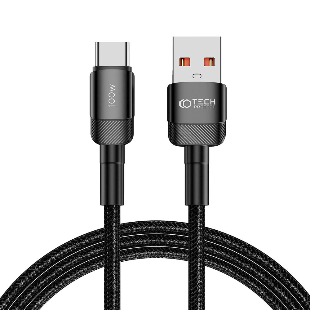 CÂBLE TECH-PROTECT ULTRABOOST EVO TYPE-C 100W/5A 200CM NOIR