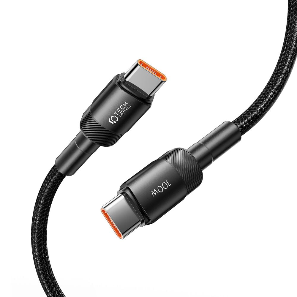 CÂBLE TECH-PROTECT ULTRABOOST EVO TYPE-C PD100W/5A 200CM NOIR