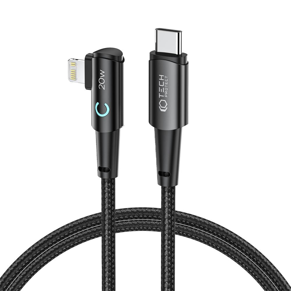 CÂBLE TECH-PROTECT ULTRABOOST "L" CÂBLE LIGHTNING PD20W/3A 100CM GRIS